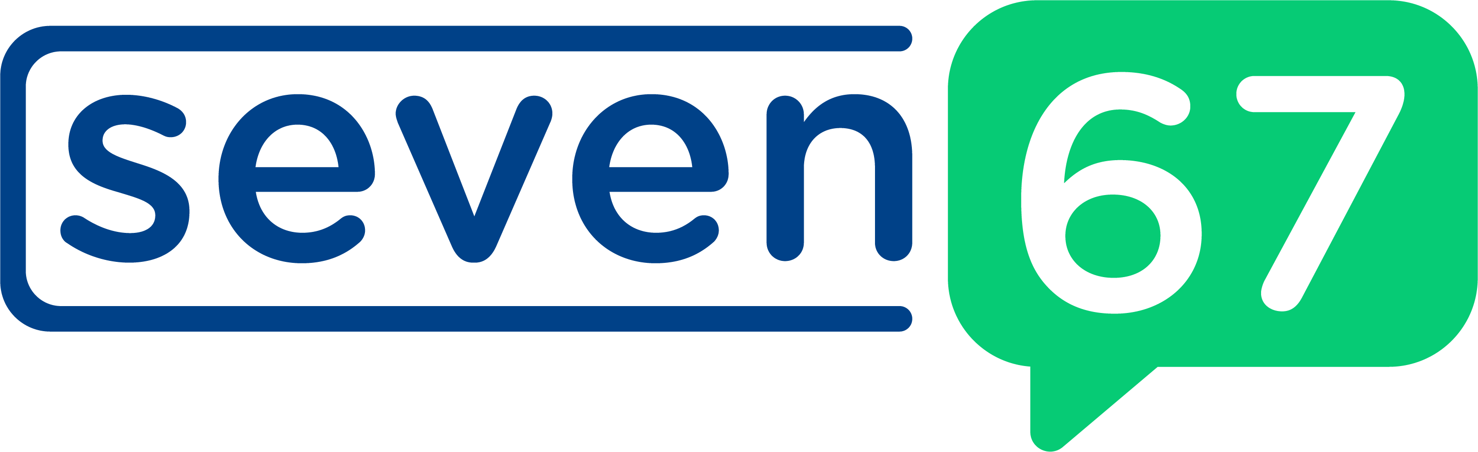 seven67 SMS Logo